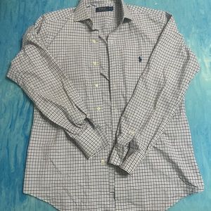 Polo Shirt- Long sleeve button up.